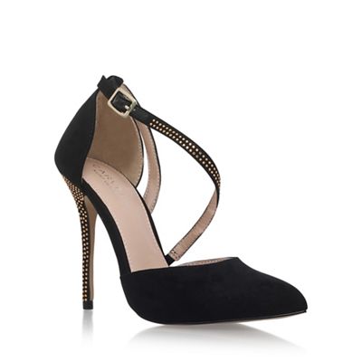 Black Lucy2' high heel sandals